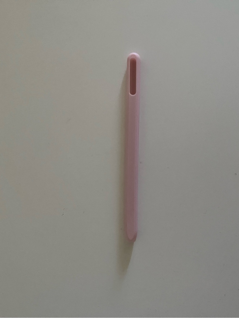 pink apple pencil case